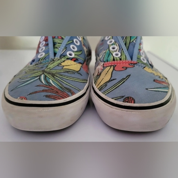 (SOLD)Vintage Vans Van Doren Authentic Blue Parrot Skate Shoes 2013 Mens Size 11 - Picture 3 of 8